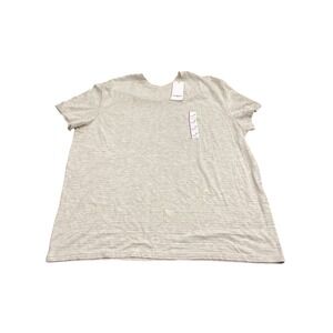 Goodfellow & Co Mens XXL Short Sleeve Standard Fit T-Shirt Oatmeal Heather New